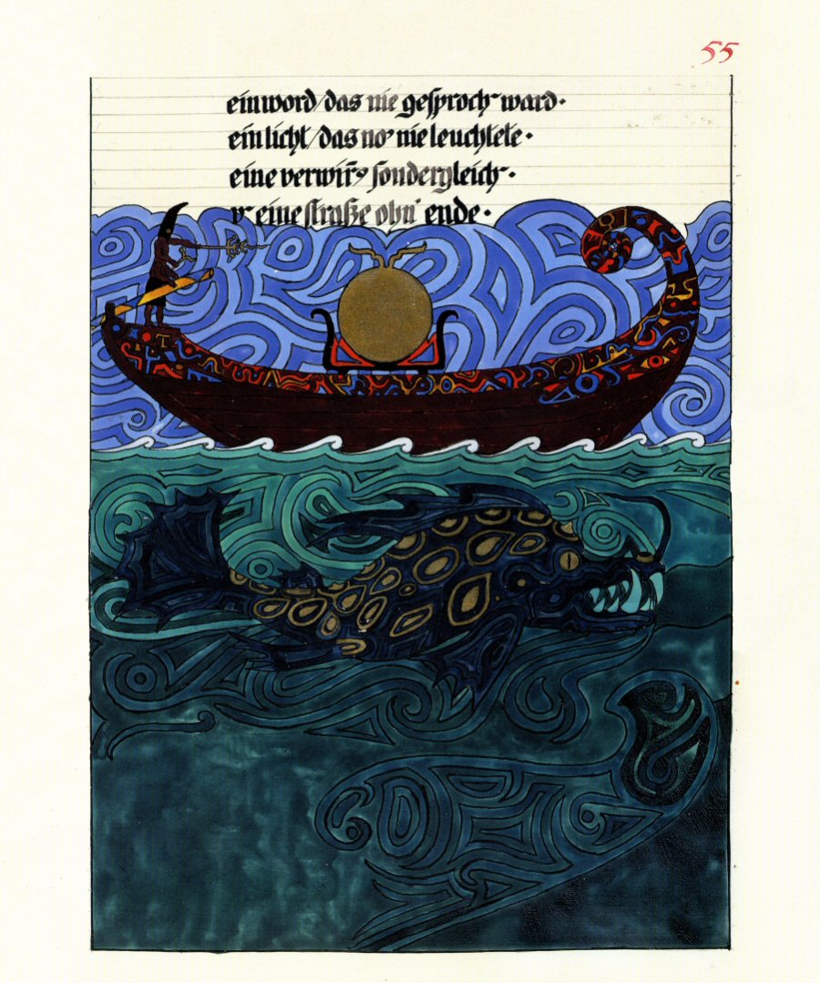 Image page 55 du Livre Rouge de Carl Gustav Jung