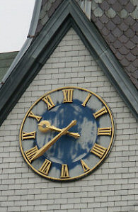 L'horloge de l'glise de Kesswil