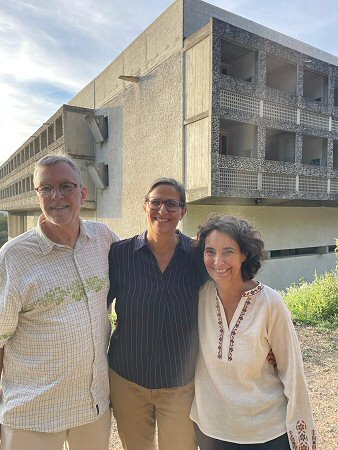 Jean-Pierre Robert, Claire Droin et Cécile Gatille.