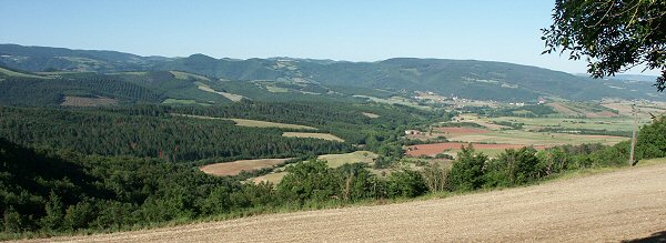 Paysage autour de Gissac