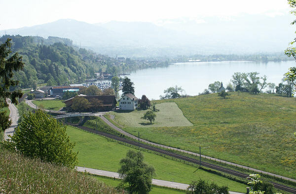 Bollingen, lac de Zurich vers Schmerikon