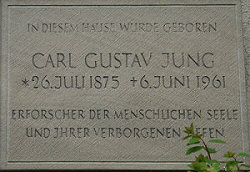 Plaque commmorative de la vie de C.G. Jung