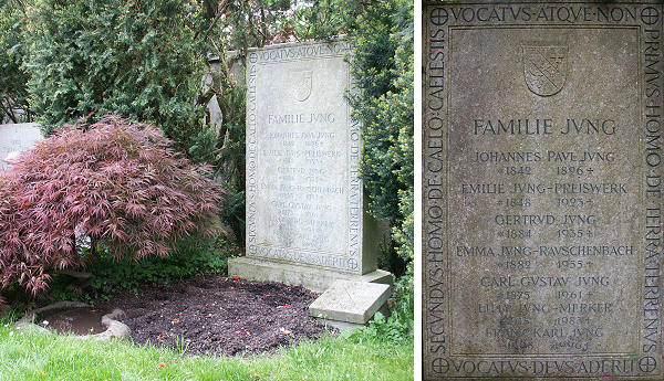 La tombe familiale de C.G. Jung à Kuesnacht