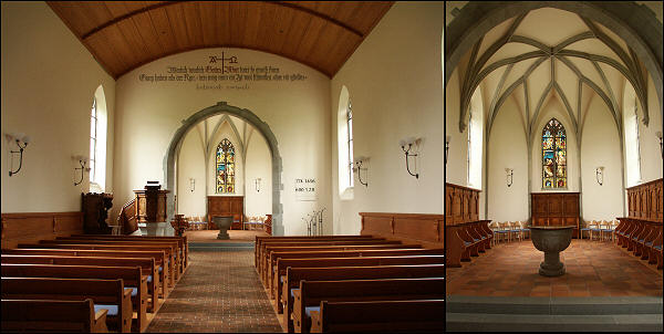 L'intrieur du temple de Laufen